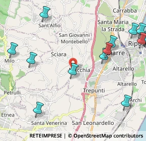 Mappa Via Palermo, 95014 Giarre CT, Italia (3.16769)
