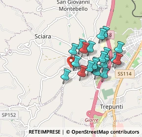 Mappa Via Palermo, 95014 Giarre CT, Italia (0.8025)