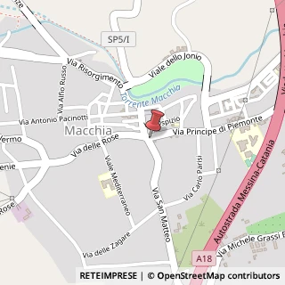 Mappa Via San Matteo, 2, 95014 Giarre, Catania (Sicilia)