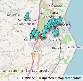 Mappa Via Aldo Moro, 95014 Giarre CT, Italia (1.35625)
