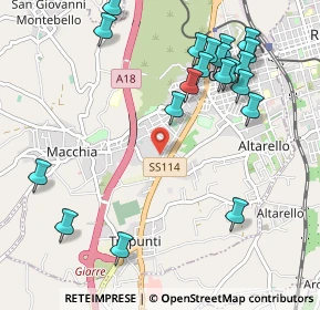 Mappa Via Aldo Moro, 95014 Giarre CT, Italia (1.3665)