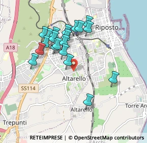Mappa Via Catania, 95014 Giarre CT, Italia (0.974)