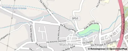 Mappa Giarre