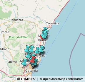 Mappa SP117, 95014 Giarre CT, Italia (16.238)