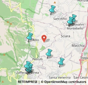 Mappa Via Salice, 95010 Milo CT, Italia (2.92091)