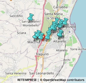 Mappa Traversa I di Via Silvio Pellico, 95014 Giarre CT, Italia (1.3625)