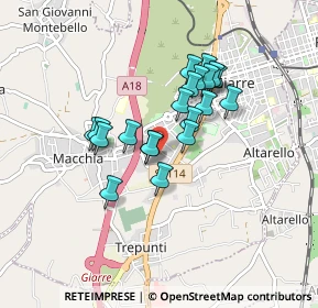 Mappa Via Enrico Berlinguer, 95014 Giarre CT, Italia (0.7475)