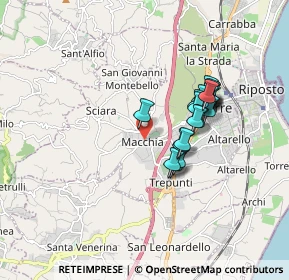 Mappa Via Pacinotti, 95014 Giarre CT, Italia (1.613)