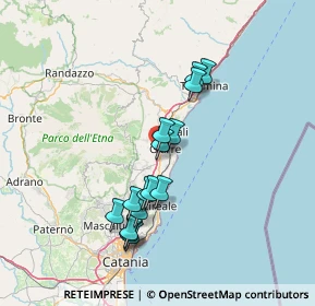 Mappa Via Principe di Piemonte, 95014 Giarre CT, Italia (14.00267)