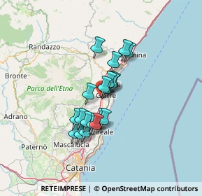 Mappa Via Principe di Piemonte, 95014 Giarre CT, Italia (10.614)