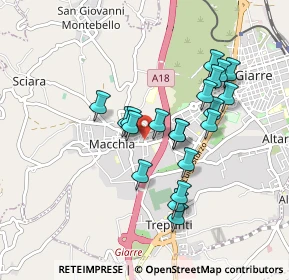 Mappa Via Principe di Piemonte, 95014 Giarre CT, Italia (0.885)