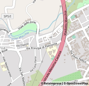 Mappa Via Principe di Piemonte, 95014 Giarre CT, Italia (0.14583)