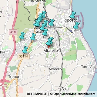 Mappa Via Antonio Gramsci, 95014 Giarre CT, Italia (1.06)