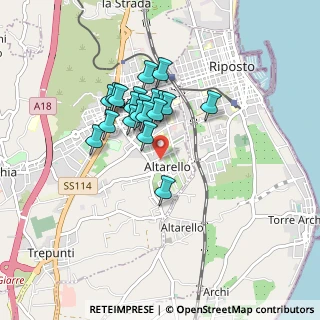 Mappa Via Antonio Gramsci, 95014 Giarre CT, Italia (0.752)