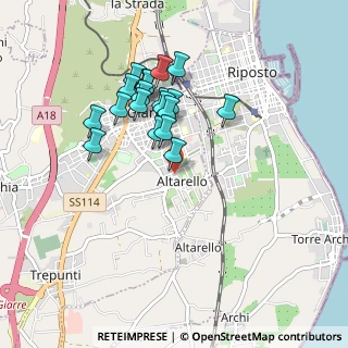 Mappa Via Antonio Gramsci, 95014 Giarre CT, Italia (0.9045)