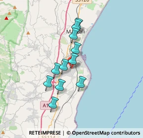 Mappa Via Antonio Gramsci, 95014 Giarre CT, Italia (3.06)