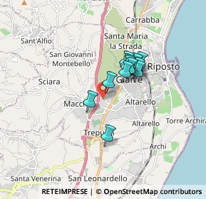 Mappa Via Orlando Luigi, 95014 Giarre CT, Italia (1.32917)