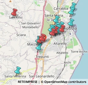 Mappa Via Orlando Luigi, 95014 Giarre CT, Italia (1.8475)