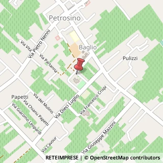 Mappa Via x luglio, 91020 Petrosino, Trapani (Sicilia)