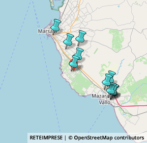 Mappa 91020 Petrosino TP, Italia (7.72727)