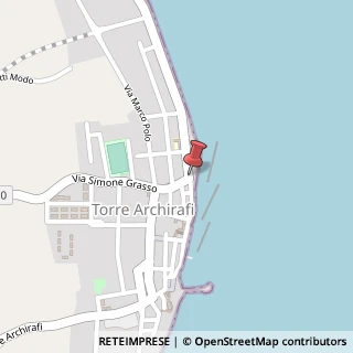 Mappa Via Marina di Torre, 31, 95018 Riposto, Catania (Sicilia)