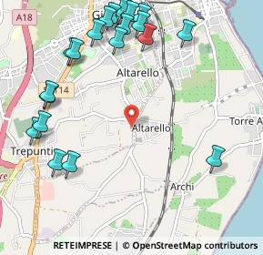 Mappa Strada XVII Altarello S.Leonardello, 95014 Giarre CT, Italia (1.507)