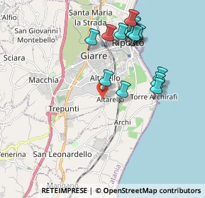 Mappa Strada XVII Altarello S.Leonardello, 95014 Giarre CT, Italia (2.26)