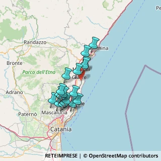 Mappa Via Alcide De Gasperi, 95018 Riposto CT, Italia (12.74889)