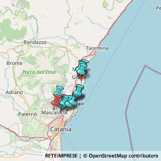 Mappa Via Alcide De Gasperi, 95018 Riposto CT, Italia (10.86941)