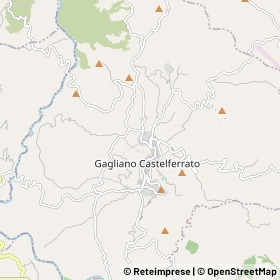 Mappa Gagliano Castelferrato