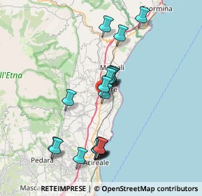 Mappa Via Don Luigi Sturzo, 95014 Giarre CT, Italia (7.7535)