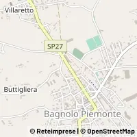 Kaart Bagnolo Piemonte