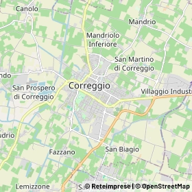 Mappa Correggio