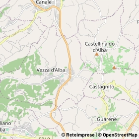 Mappa Vezza d'Alba