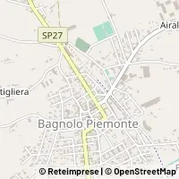 Kaart Bagnolo Piemonte