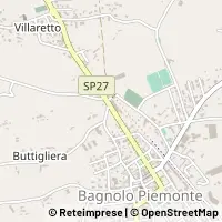 Map Bagnolo Piemonte