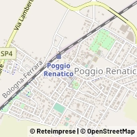 Mapa Poggio Renatico