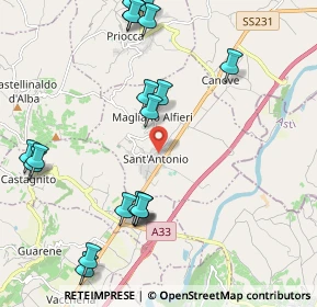 Mappa Via Manzoni, 12050 Magliano Alfieri CN, Italia (2.558)