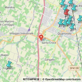 Mappa Via Teresio Olivelli, 41012 Santa Croce Scuole MO, Italia (3.75417)