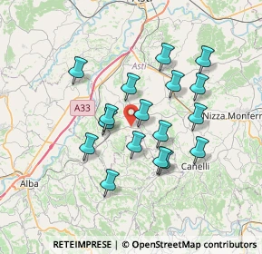 Mappa SP 23, 14055 Boglietto AT, Italia (6.15941)