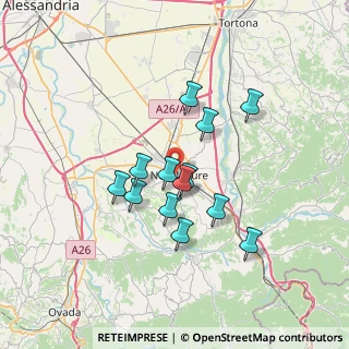 Mappa Via Guglielmo Marconi, 15067 Novi Ligure AL, Italia (5.65231)