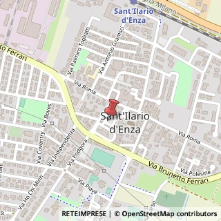 Mappa Piazza della Repubblica, 22, 42049 Sant'Ilario d'Enza, Reggio nell'Emilia (Emilia Romagna)