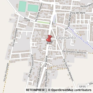 Mappa Via Spina, 88, 44023 Lagosanto, Ferrara (Emilia Romagna)