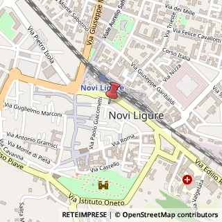 Mappa Via Camillo Benso Cavour, 31, 15067 Novi Ligure, Alessandria (Piemonte)