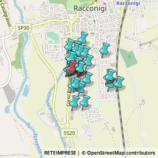 Mappa Via Caduti e Dispersi in Russia, 12035 Racconigi CN, Italia (0.24)