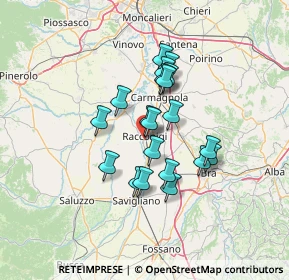 Mappa Via Caduti e Dispersi in Russia, 12035 Racconigi CN, Italia (10.449)