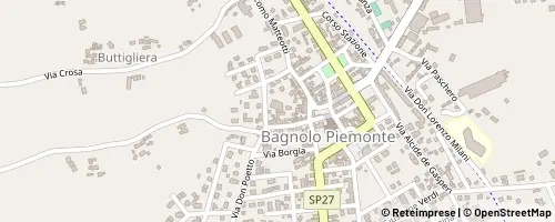 Mappa Bagnolo Piemonte