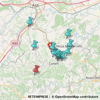 Mappa Regione Ronco, 14050 Moasca AT, Italia (5.71)