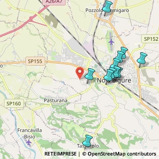 Mappa Via Giuseppe Saragat, 15067 Novi Ligure AL, Italia (2.23818)
