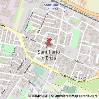 Mappa Via Roma, 34, 42049 Sant'Ilario d'Enza, Reggio nell'Emilia (Emilia Romagna)